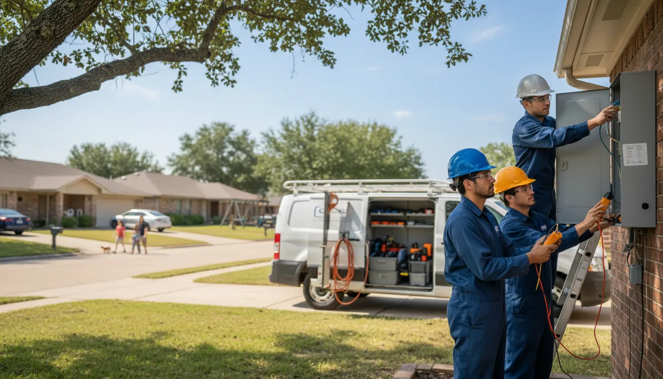 Certified electrician providing emergency electrical services in Blanchardville, WI